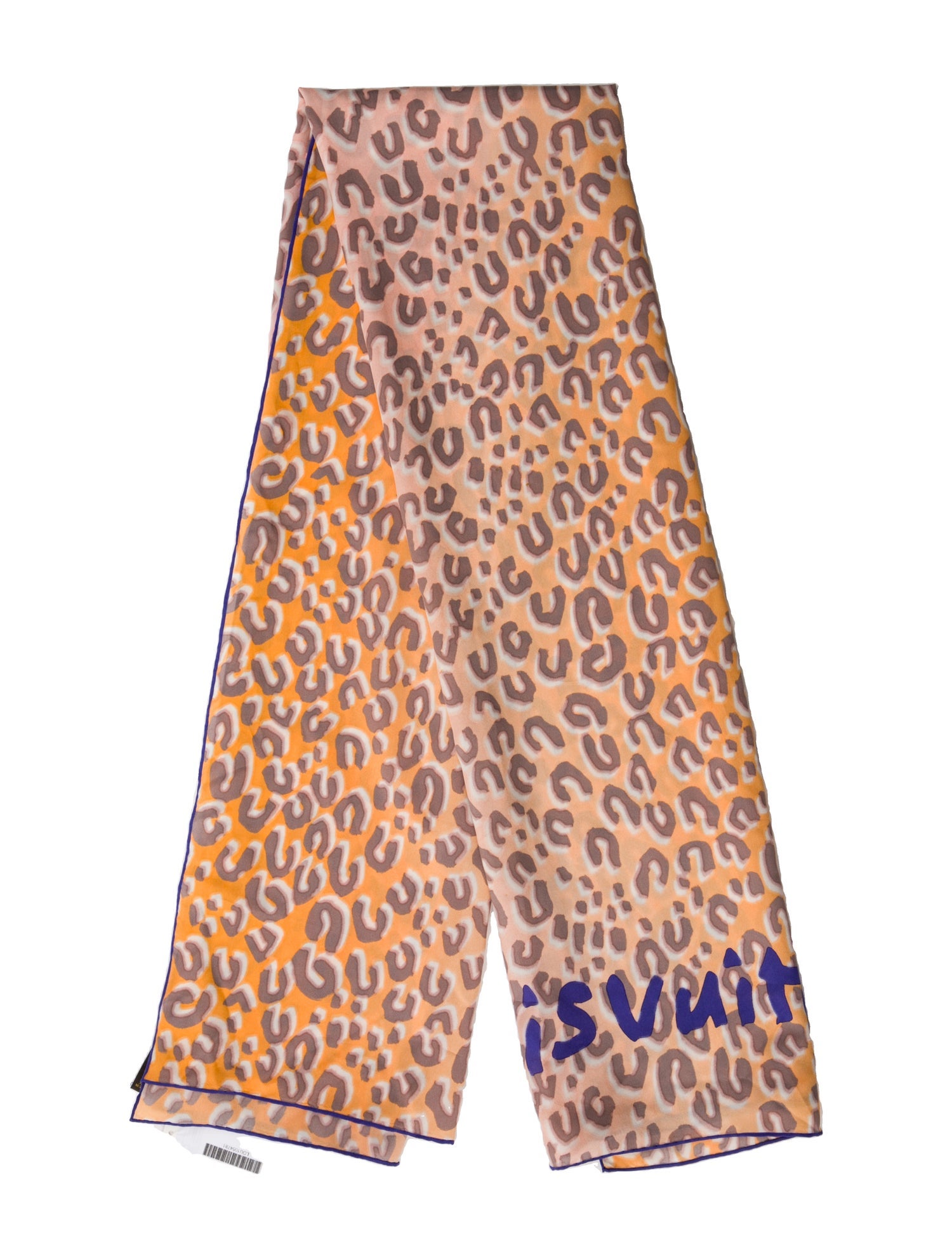 Louis Vuitton Stephen Sprouse Leopard Scarf Silk Scarf