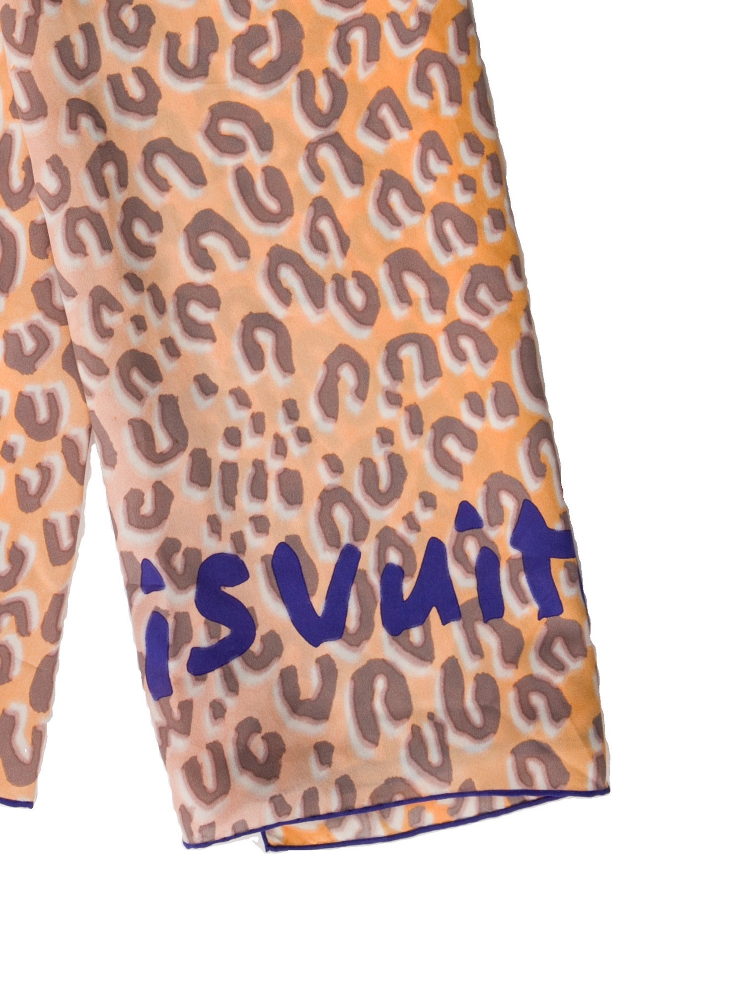 Louis Vuitton Stephen Sprouse Leopard Scarf Silk Scarf