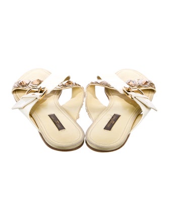 Louis Vuitton Patent Leather Slides