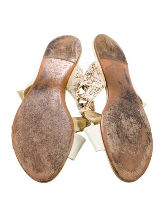 Louis Vuitton Patent Leather Slides