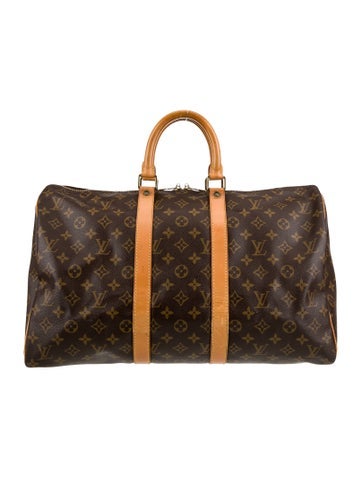 Louis Vuitton Luggage and Travel Weekender Bag 45