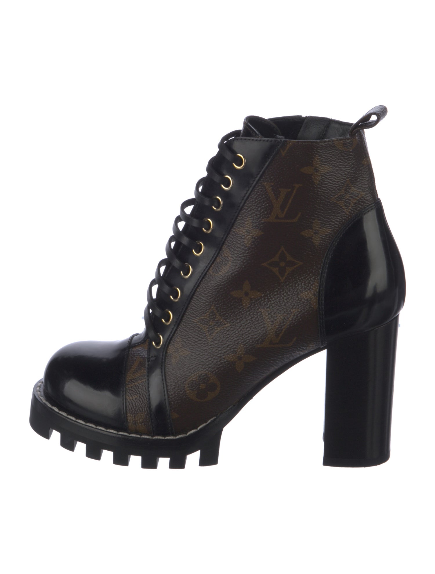 Louis Vuitton LV Monogram Combat Boots