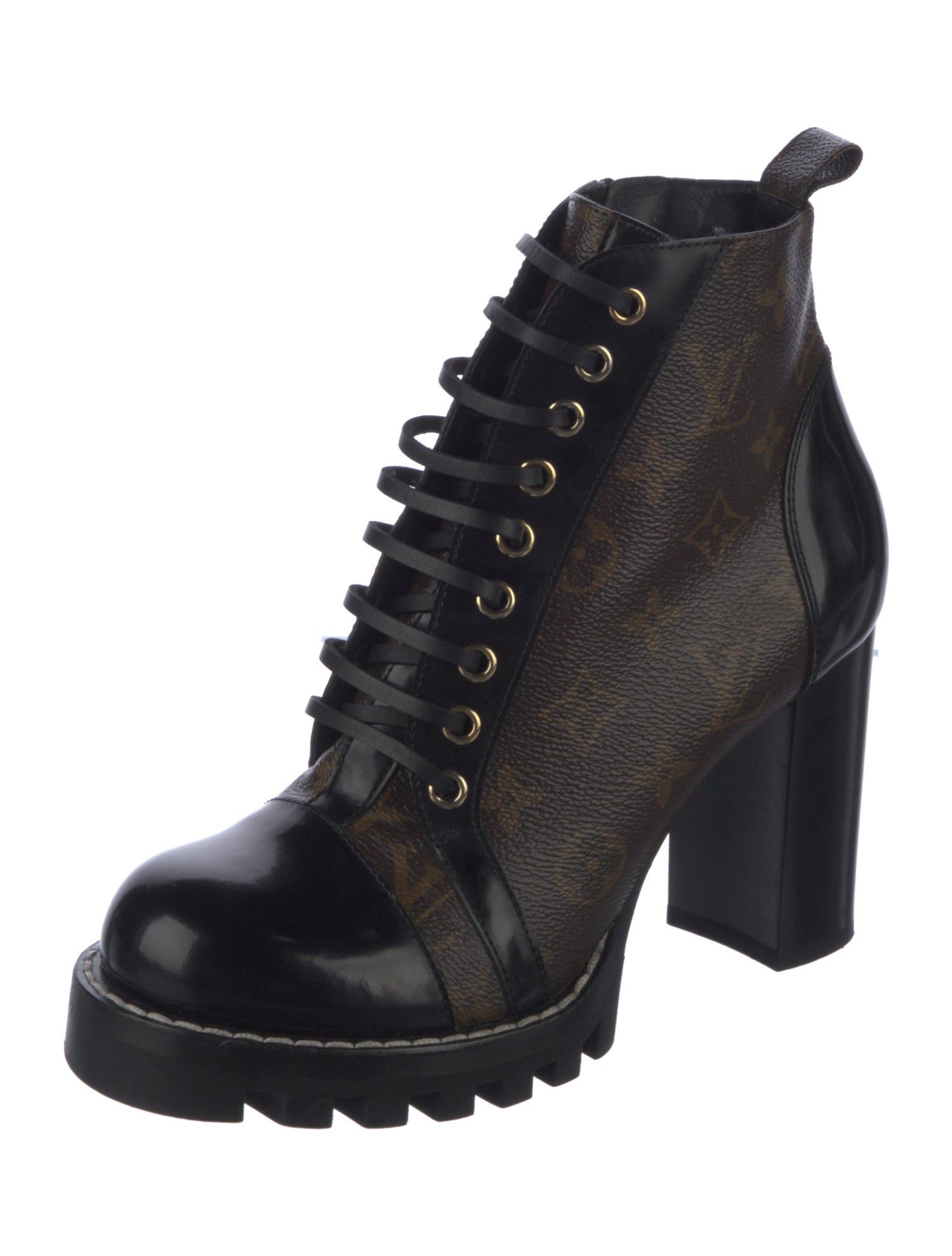 Louis Vuitton LV Monogram Combat Boots