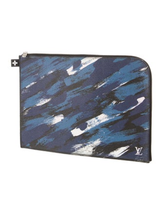 Louis Vuitton Coated Canvas Brushstroke Camouflage Pochette Jour PM