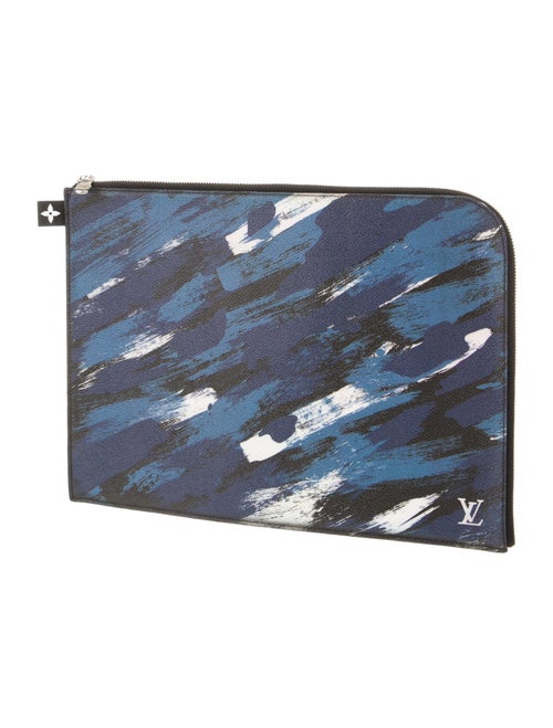 Louis Vuitton Coated Canvas Brushstroke Camouflage Pochette Jour PM