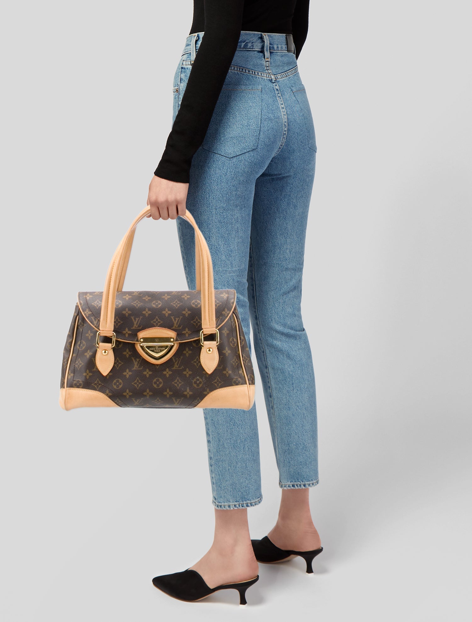 Louis Vuitton Coated Canvas Beverly GM