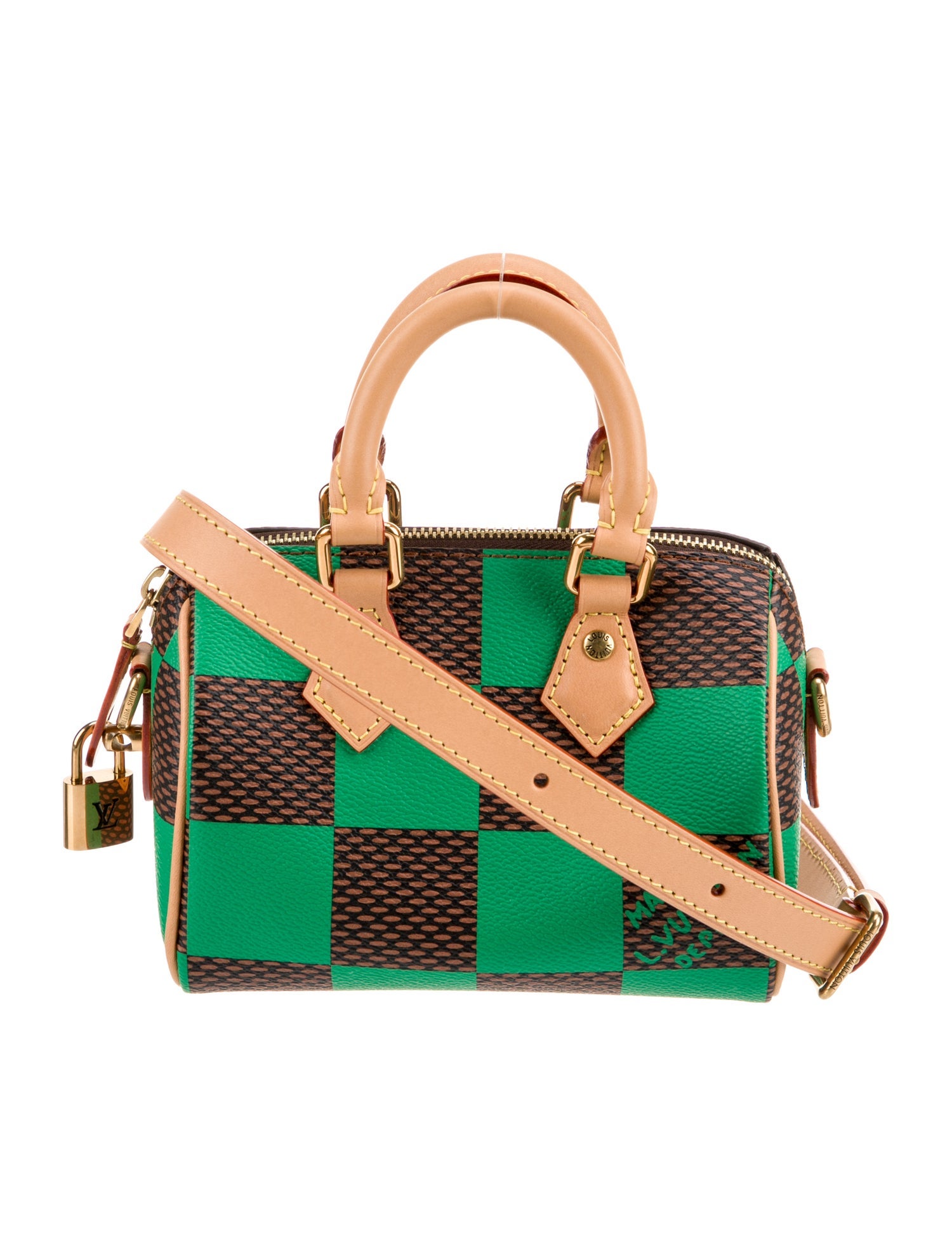 Louis Vuitton Coated Canvas Damier Pop Speedy Nano