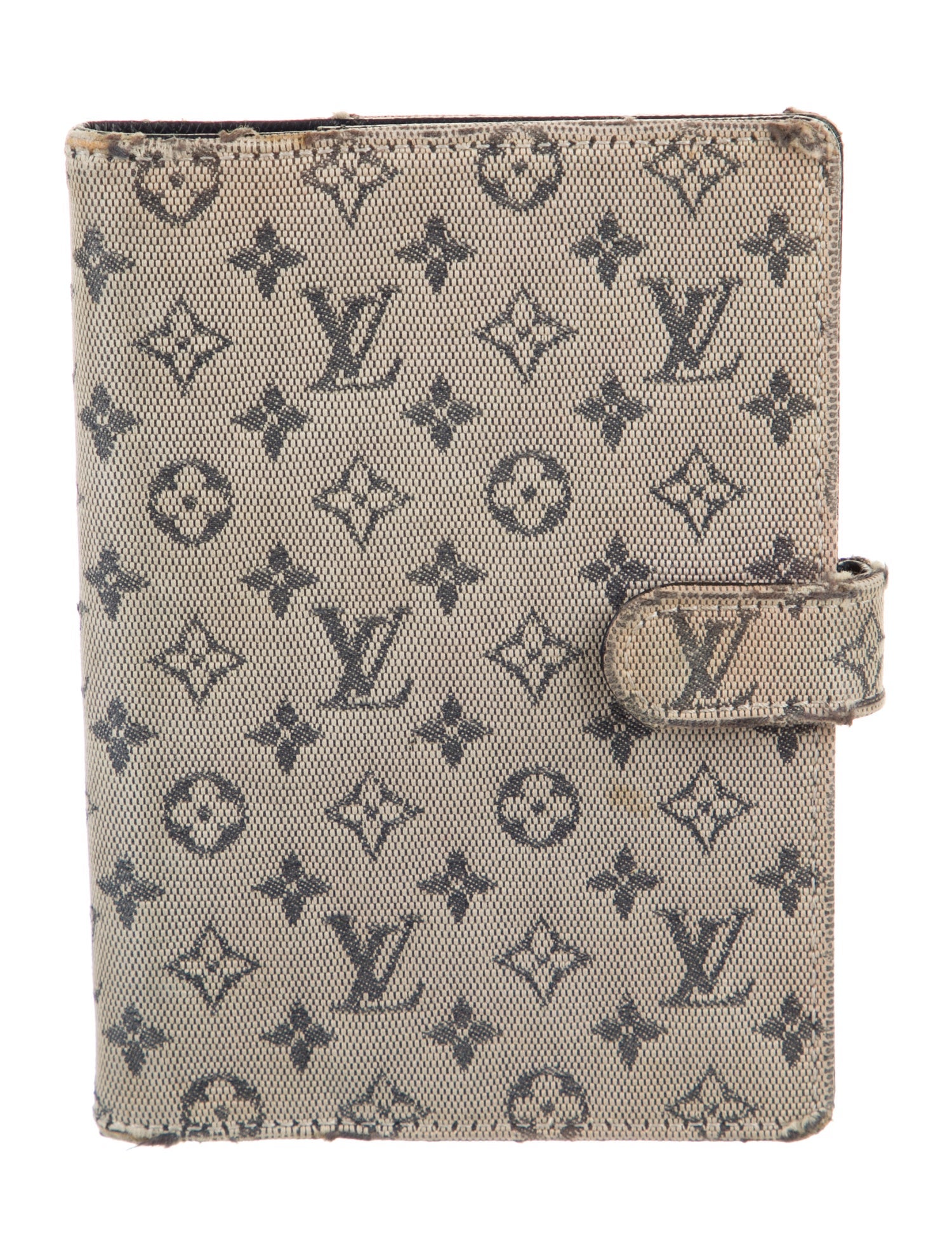 Louis Vuitton Monogram Mini Lin Small Ring Agenda Cover