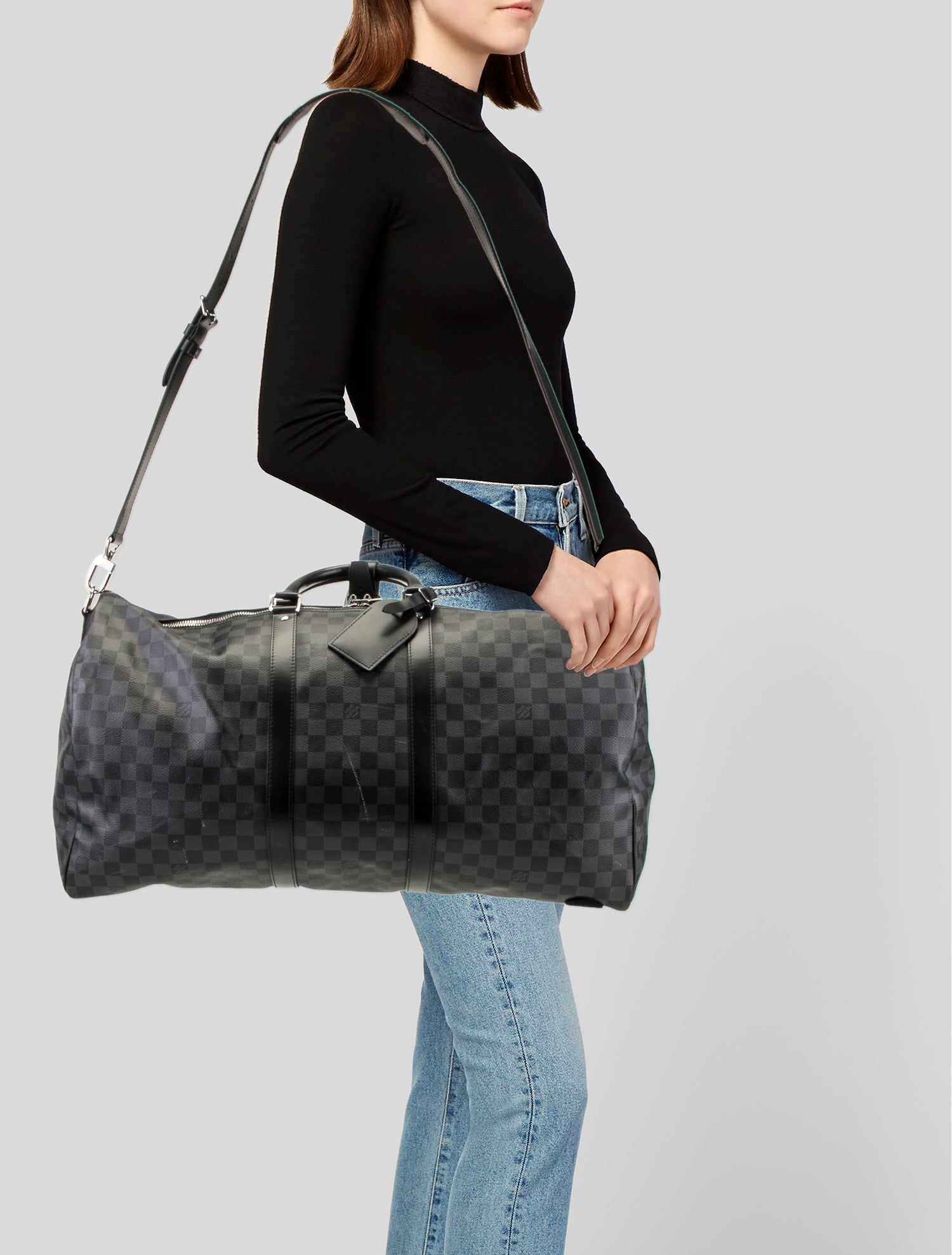Louis Vuitton Damier Graphite Keepall Bandouliere 55