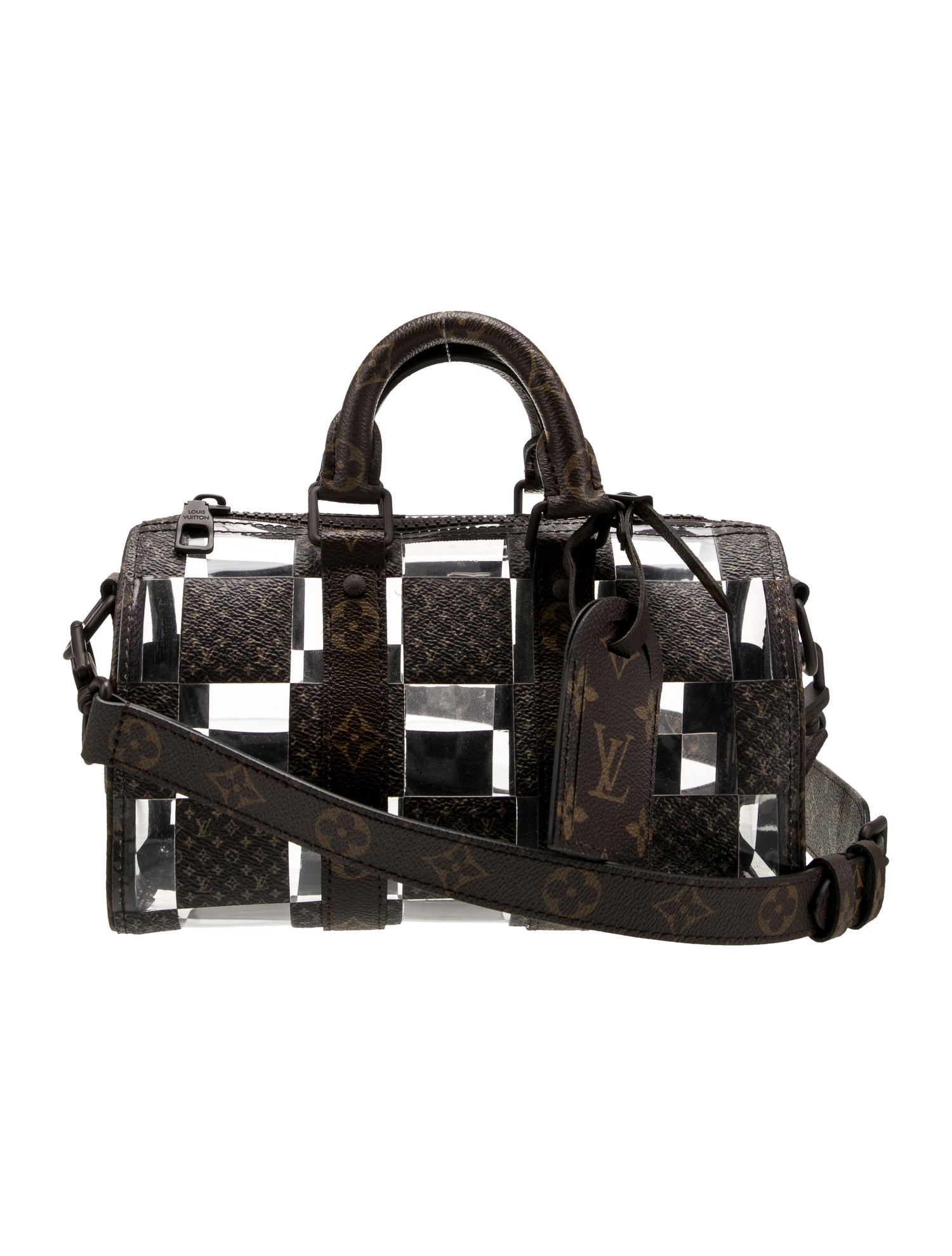 Louis Vuitton Coated Canvas Keepall Bandouliere