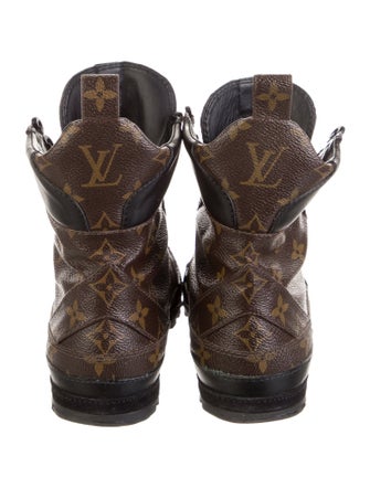 Louis Vuitton LV Monogram Combat Boots