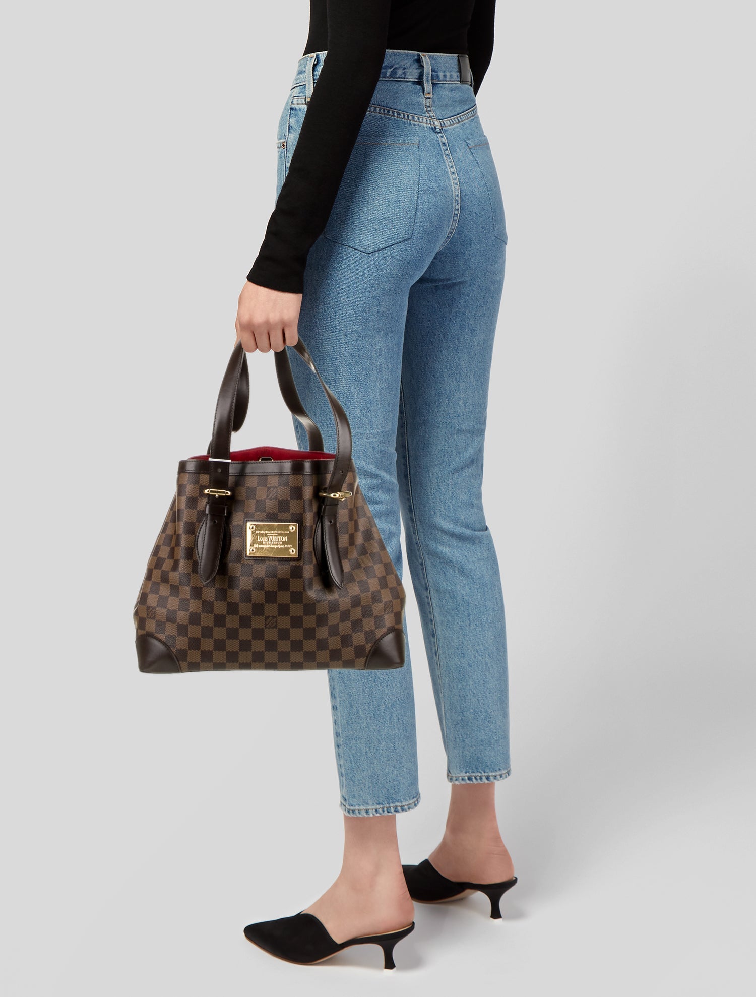 Louis Vuitton Damier Ebene Hampstead MM Vintage