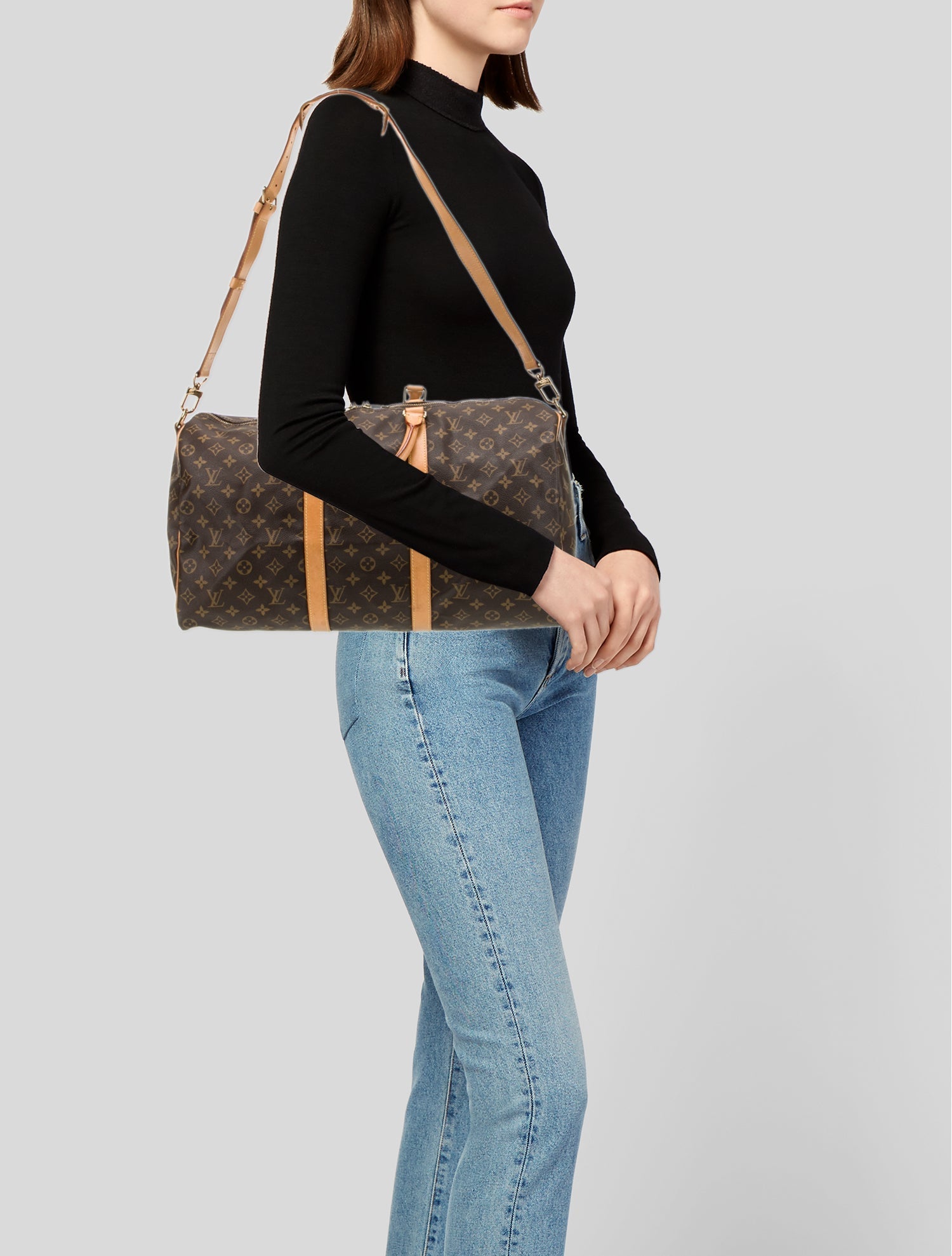 Louis Vuitton LV Monogram Weekender Bag Vintage