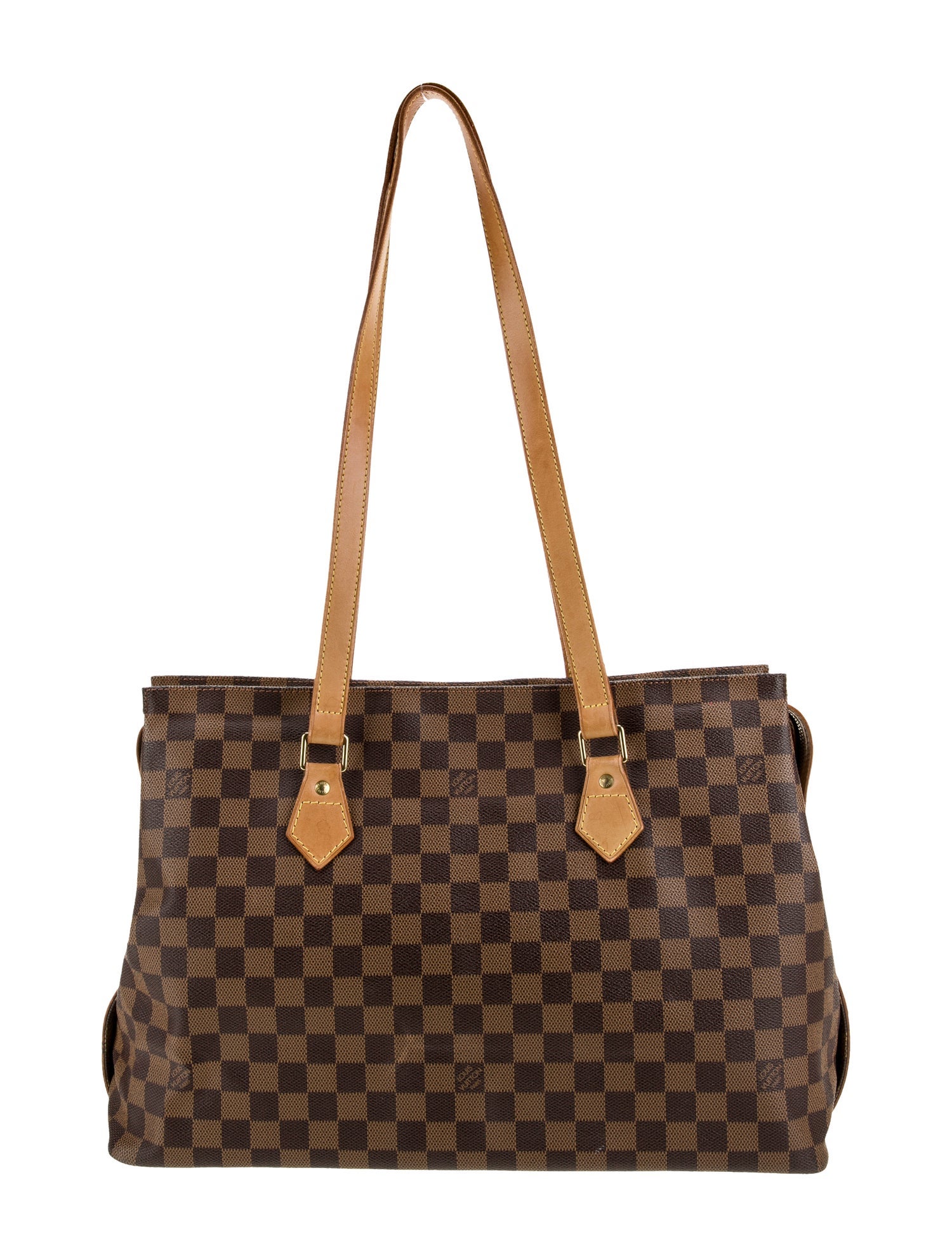 Louis Vuitton Damier Ebene Shoulder Bag Vintage