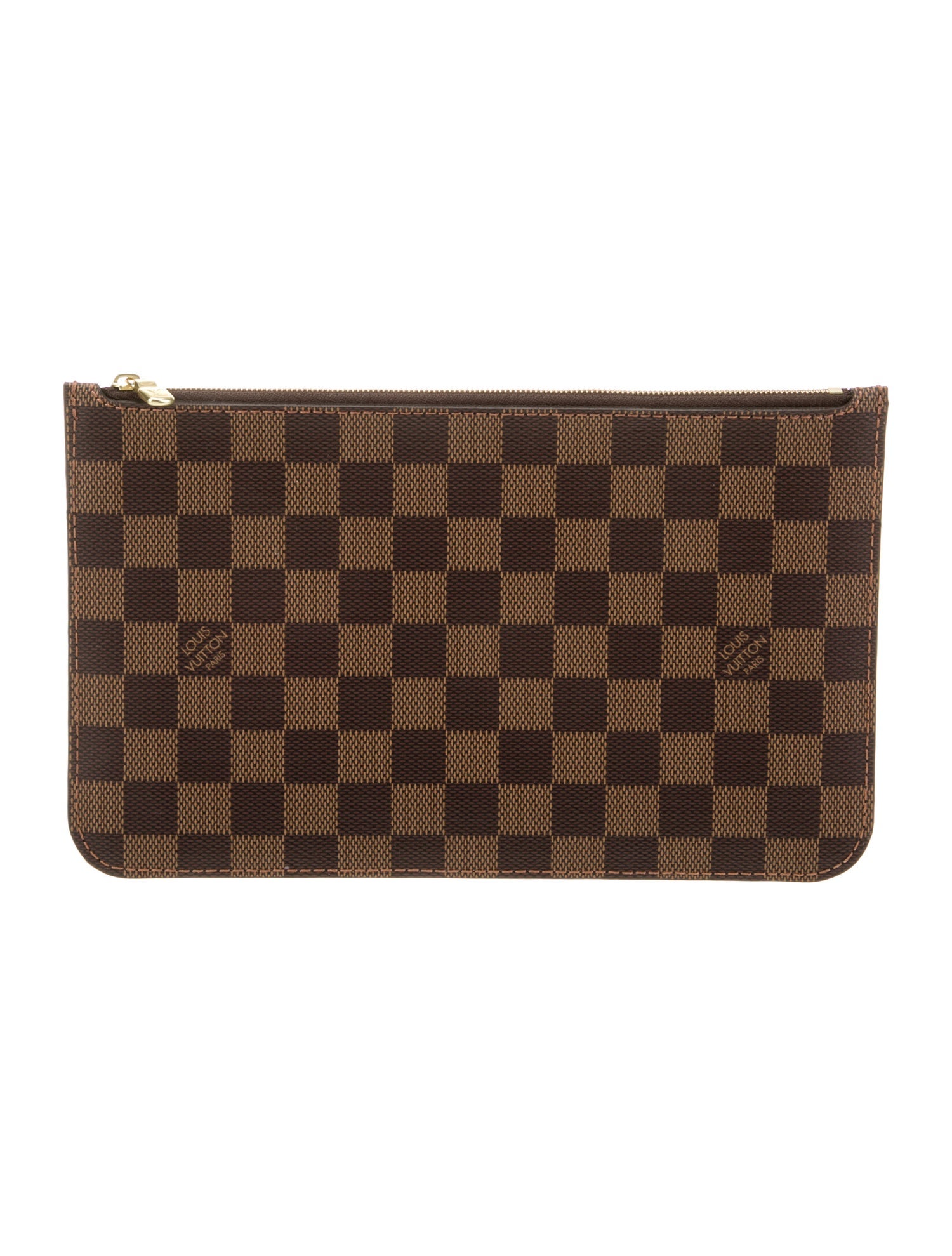 Louis Vuitton Damier Ebene Neverfull Pouch