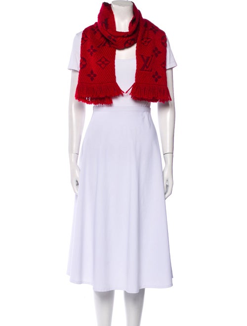 Louis Vuitton Logomania Wool Scarf