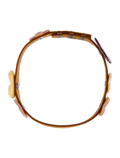 Louis Vuitton Vernis Fleur Convertible Wrap Bracelet Coker