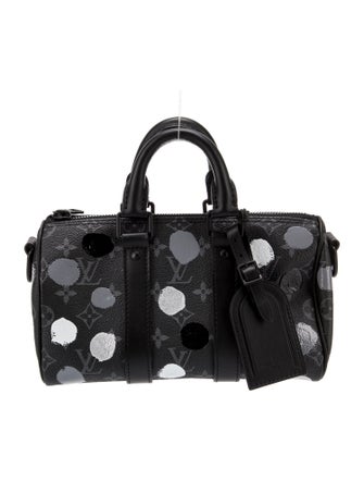 Louis Vuitton Coated Canvas Keepall Bandouliere 25