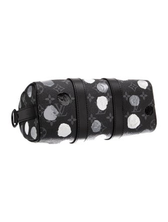 Louis Vuitton Coated Canvas Keepall Bandouliere 25