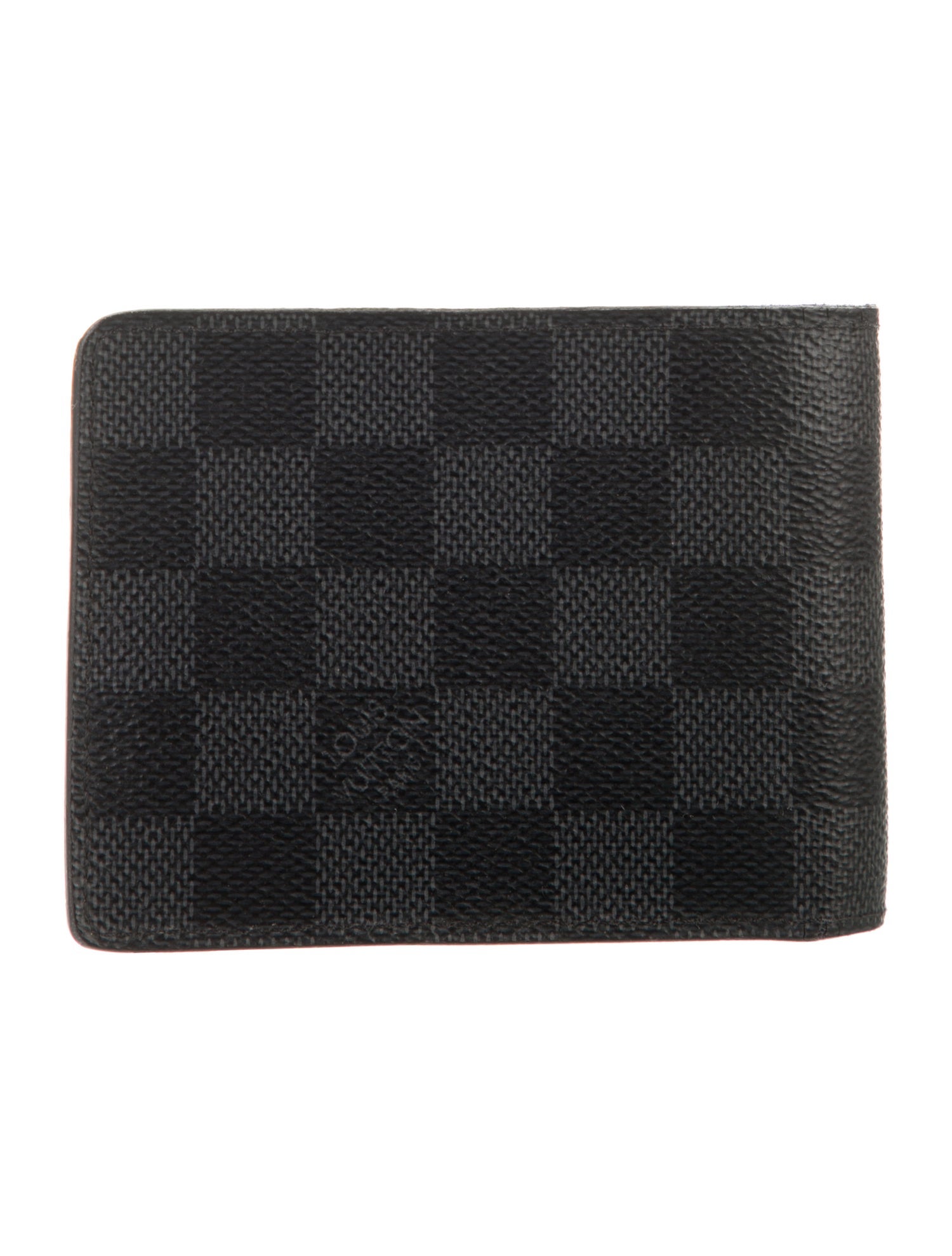 Louis Vuitton 2016 Damier Graphite Pattern Slender NM