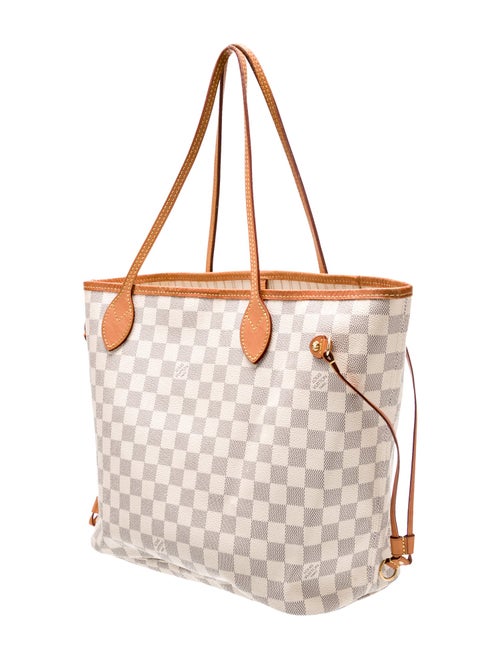 Louis Vuitton Damier Azur Neverfull w/Pouch MM