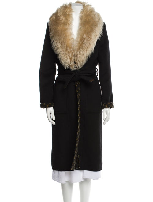 Louis Vuitton 2020 Wool Faux Fur Coat
