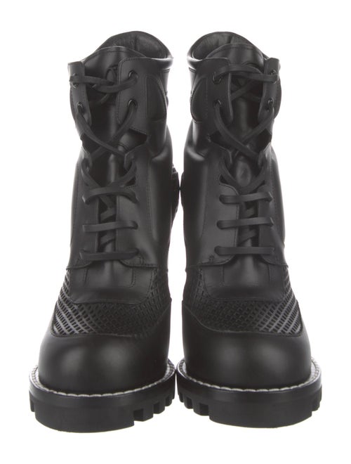 Louis Vuitton Leather Combat Boots