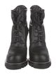 Louis Vuitton Leather Combat Boots