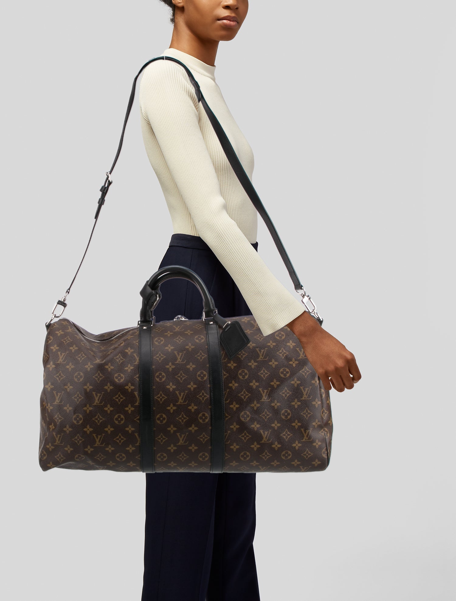 Louis Vuitton LV Monogram Keepall Bandouliere 55