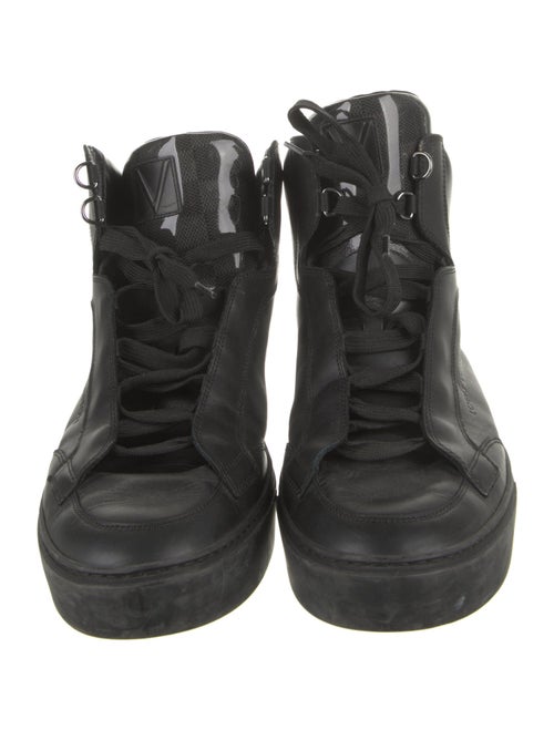 Louis Vuitton Damier Graphite Pattern Leather Sneakers