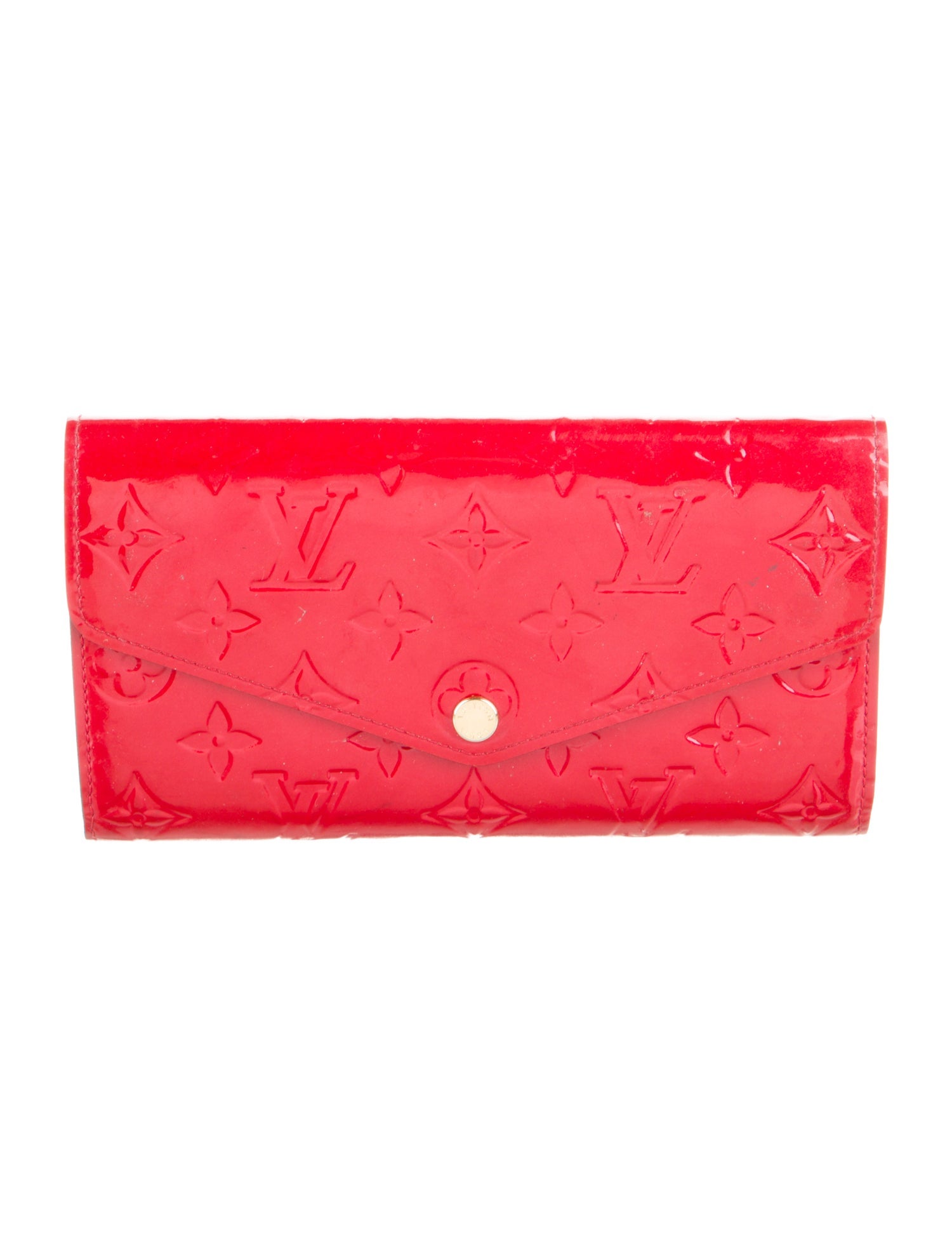 Louis Vuitton 2014 Monogram Vernis Sarah Wallet