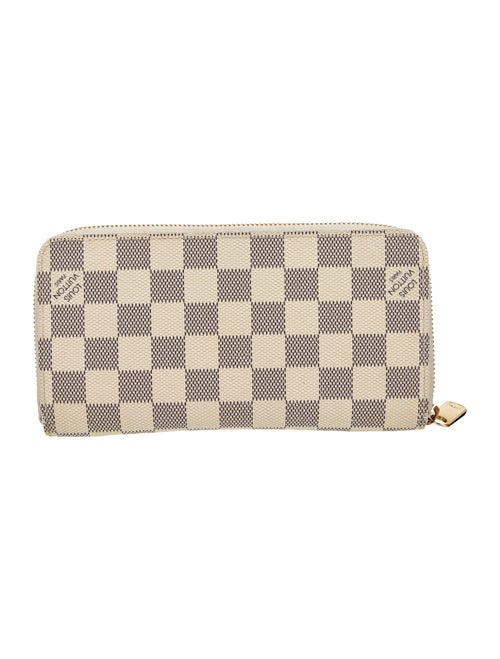 Louis Vuitton 2017 Damier Azur Pattern Zippy Wallet