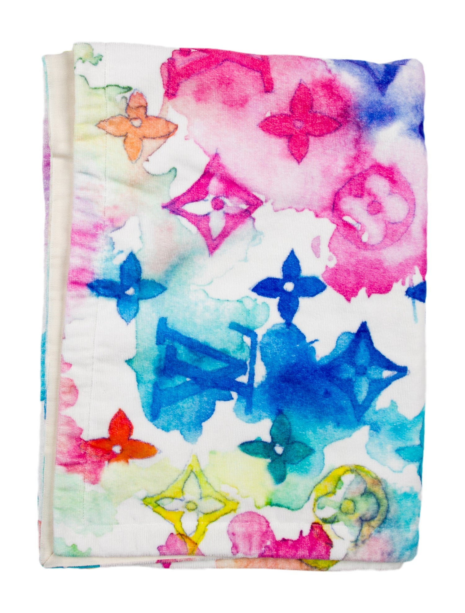 Louis Vuitton Monogram Watercolor Beach Towel