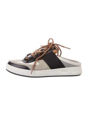 Louis Vuitton Suede Printed Sneakers