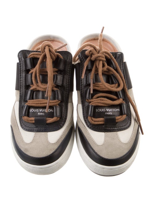 Louis Vuitton Suede Printed Sneakers