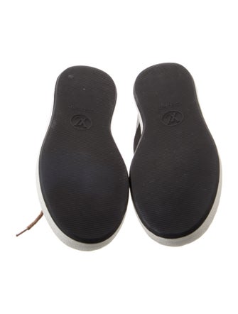 Louis Vuitton Suede Printed Sneakers