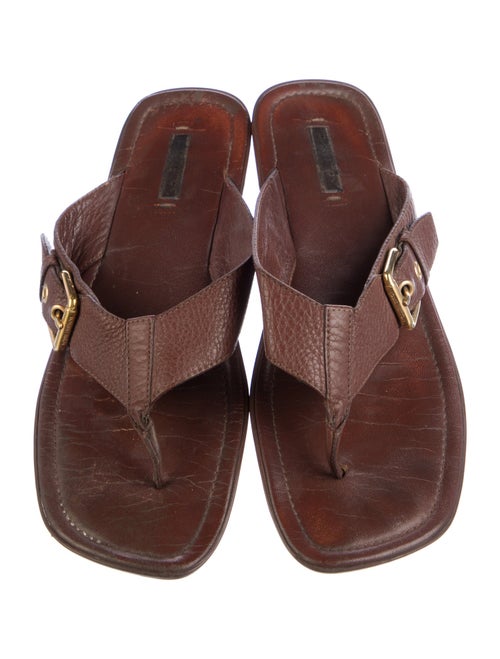 Louis Vuitton 2006 Leather Slides