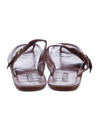 Louis Vuitton 2006 Leather Slides