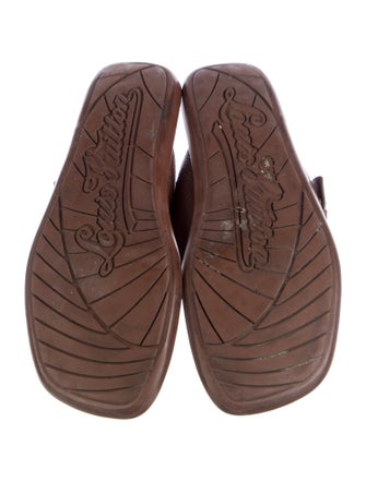 Louis Vuitton 2006 Leather Slides