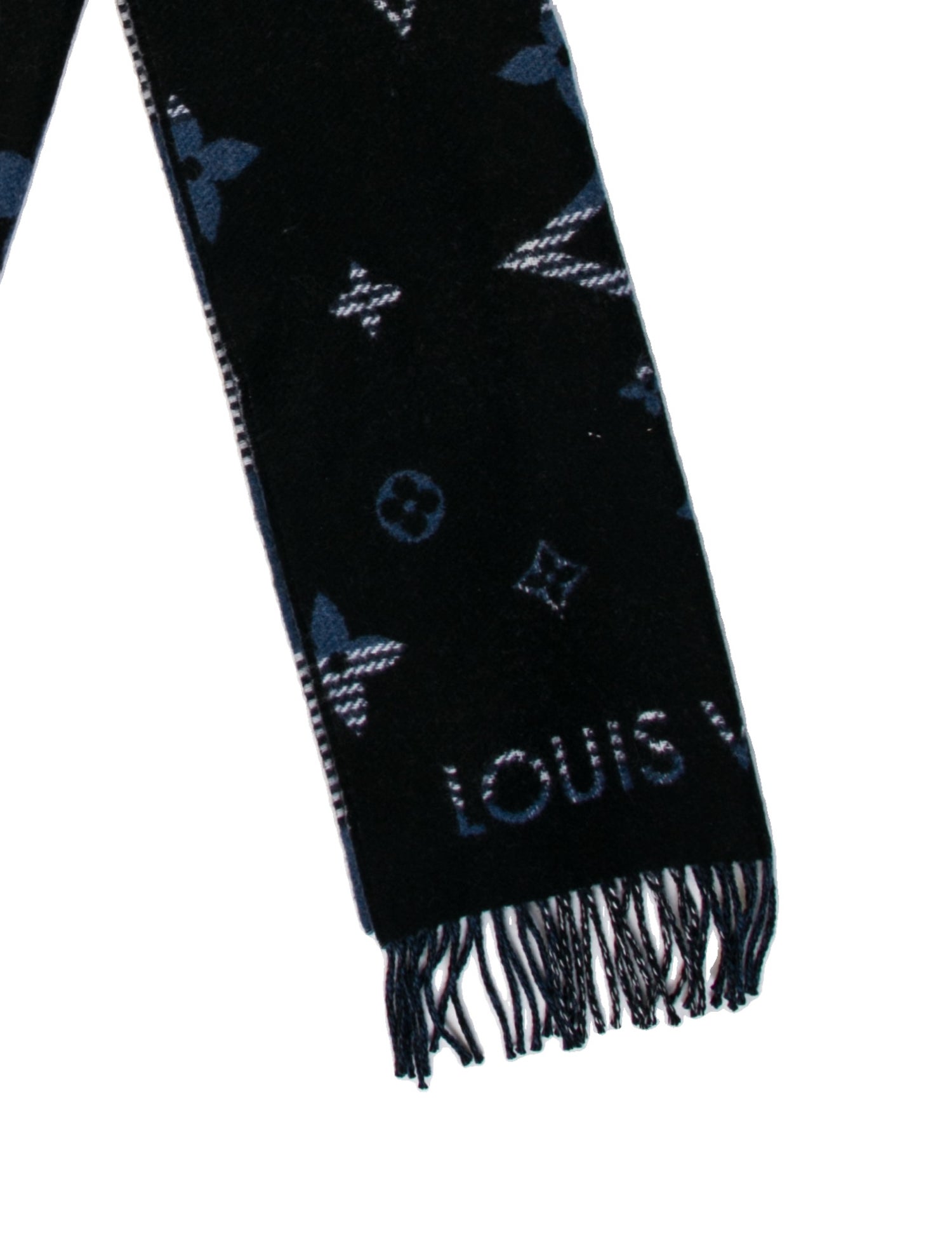 Louis Vuitton LV Galaxy Tartan Scarf Wool Scarf