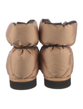 Louis Vuitton Monogram Pattern Nylon Snow Boots