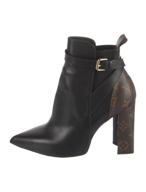 Louis Vuitton Monogram Pattern Leather Boots