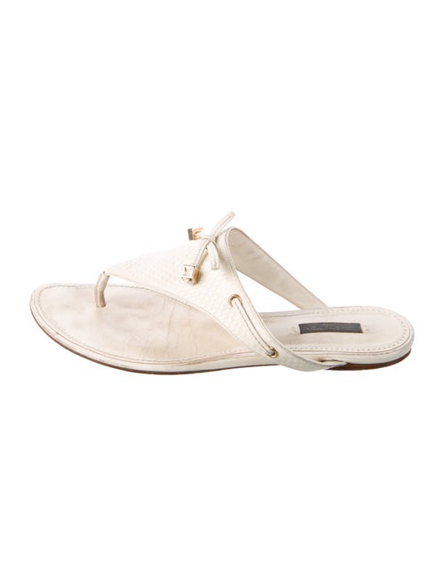 Louis Vuitton Leather Slides