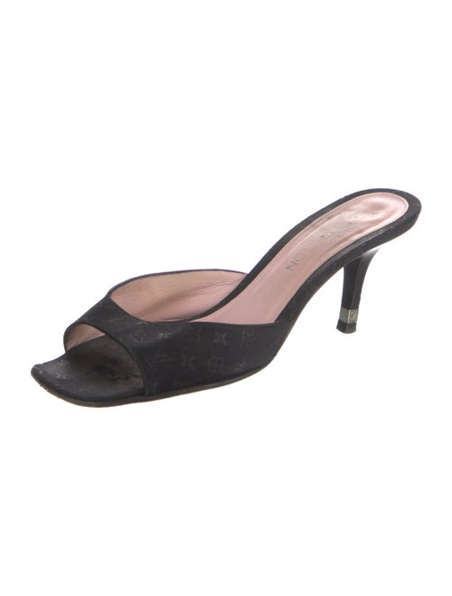 Louis Vuitton LV Monogram Satin Slides