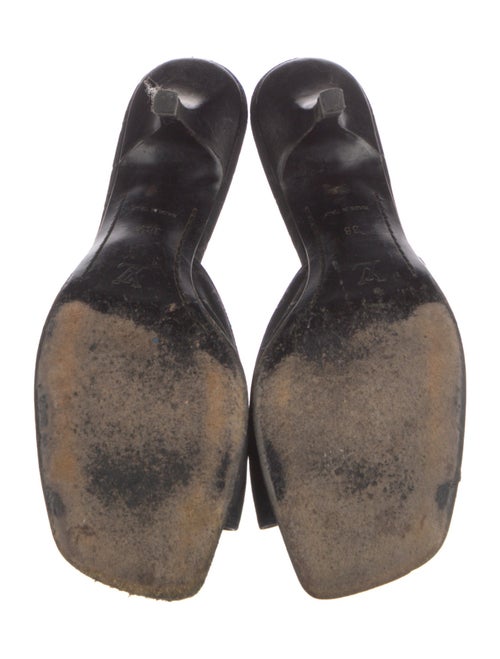 Louis Vuitton LV Monogram Satin Slides