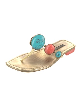 Louis Vuitton Patent Leather Slides