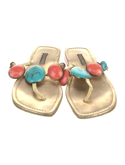 Louis Vuitton Patent Leather Slides