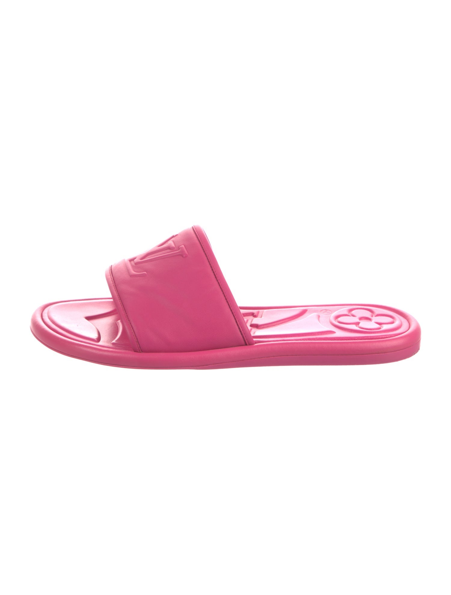 Louis Vuitton Leather Slides