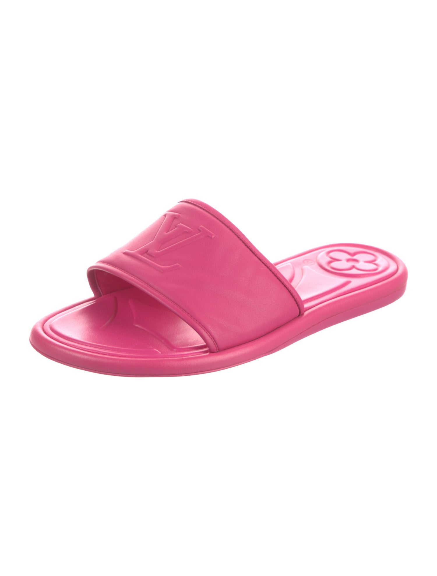 Louis Vuitton Leather Slides