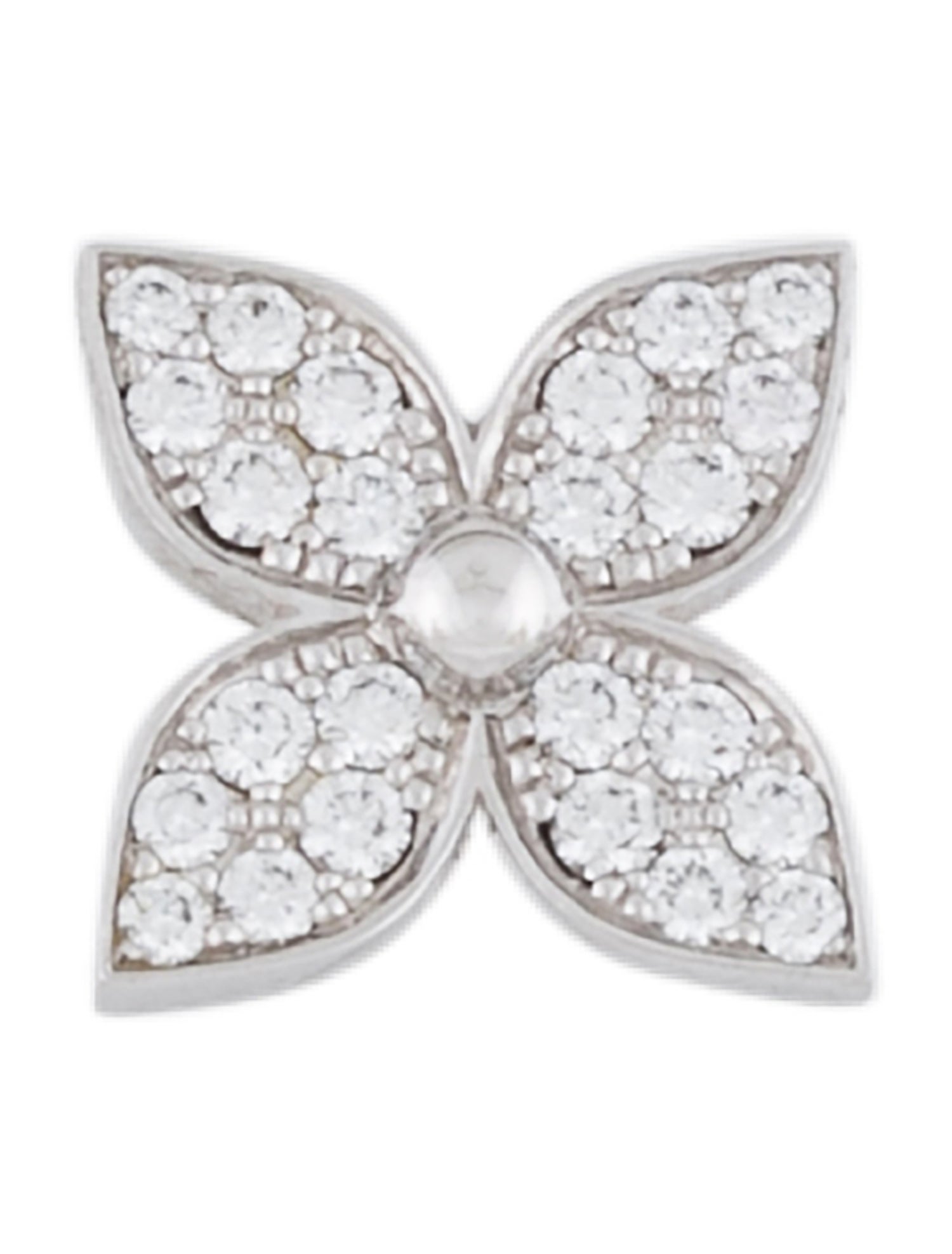 Louis Vuitton 18K Diamond Idylle Blossom Single Stud Earring